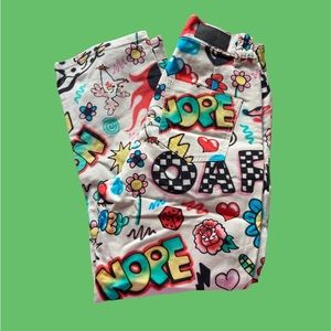 Lazy Oaf Graffiti airbrush jeans